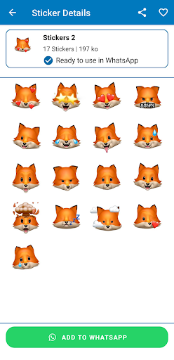 Cute Animal Memoji - WASticker Screen 3