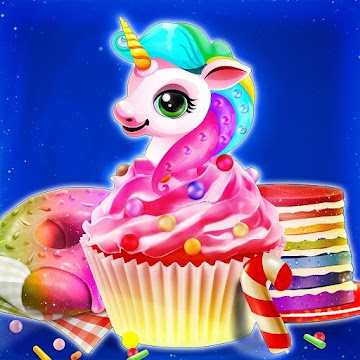 Obraz 1 panadería unicornio arcoíris: cocina pastel, rosqu android