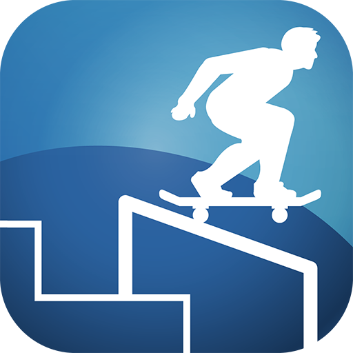 Skate The Line Rail Grind Fun logo