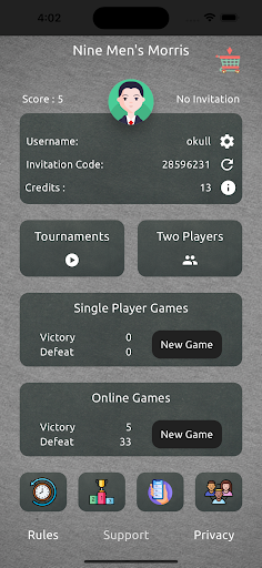 Android application Mills - Nine Men's Morris screenshort