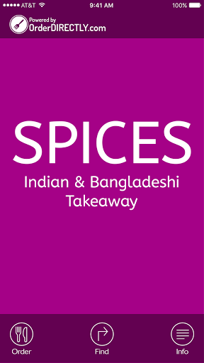 Android application SPICES Indian & Bangladeshi screenshort
