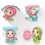 Cover Image of Download Stiker Wa Hijab WAStickerApps  APK