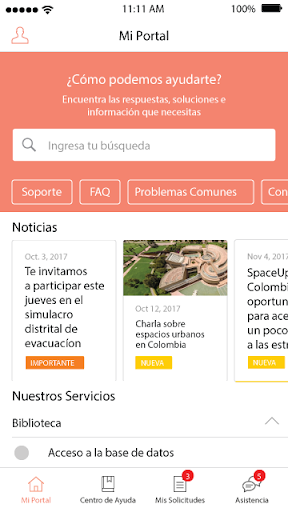 Android application Aranda Helper screenshort