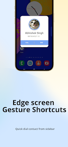 Contact Side bar - Edge screen