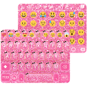 Pink Glitter Keyboard Theme 1.0.8 Icon