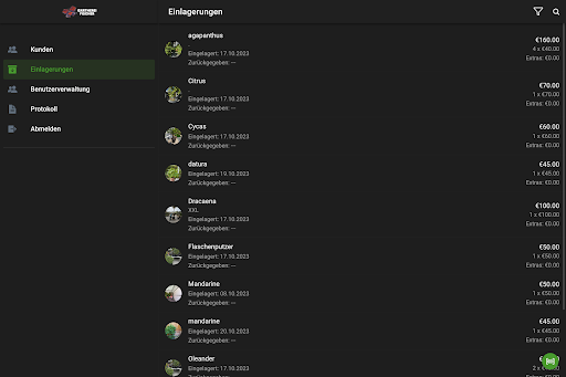 Einlagerung Gärtnerei Fischer Screen 3