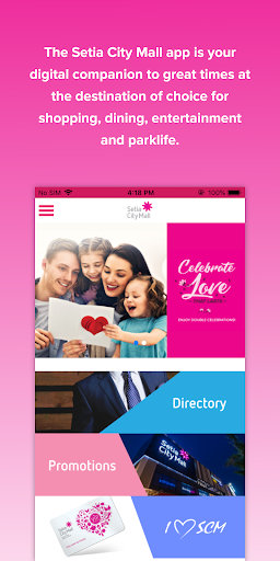 Android application Setia City Mall screenshort