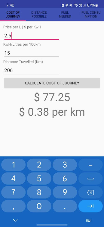 Fuel Calculator - 4.0 - (Android)