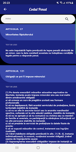 Codul Penal & Procedura Penala Screen 3
