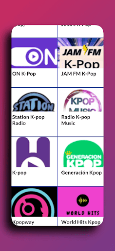 Kpop Radio Screen 3