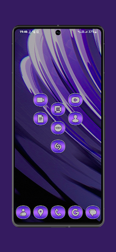 Screenshot of Purple Flamboyant Iconpack