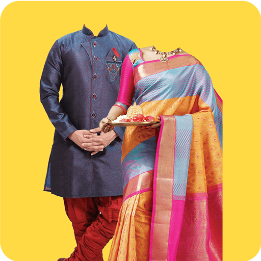 Couple Traditional Photo Suit  Icon
