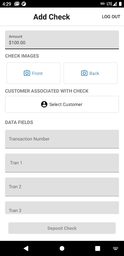 Neffs Bank bizDeposit2go Screen 3