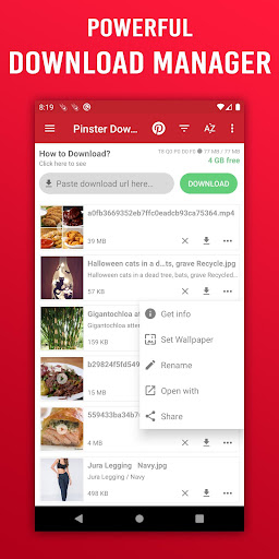 Video Downloader voor Pinterest - GIF & Story saver