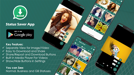 Status Saver・Status Downloader Screenshot 1 - AppWisp.com