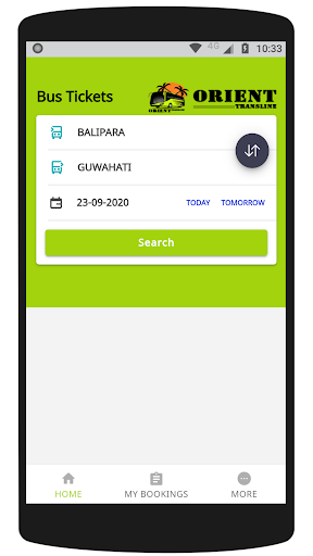 Android application Orient Transline screenshort