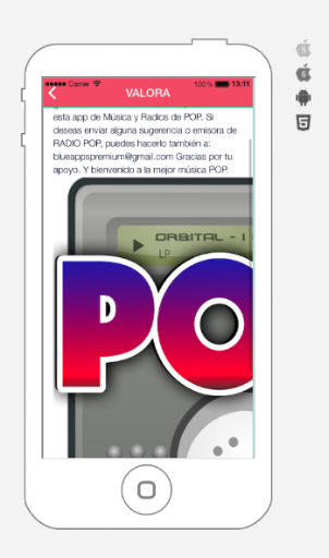 Pop Radios. Best Pop Music wit Screenshot 2 - AppWisp.com