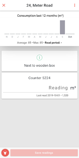Metry Readings Screen 3