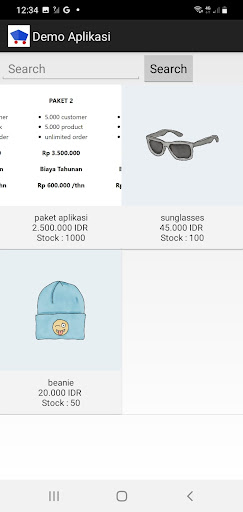 Demo Aplikasi Screen 2