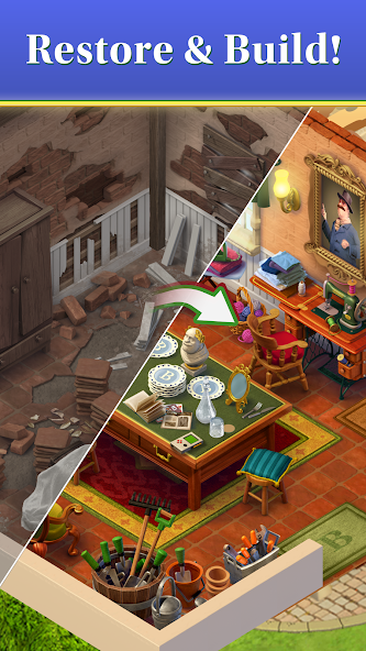 Merge Mansion 24.04.01 APK + Mod (Remove ads) for Android