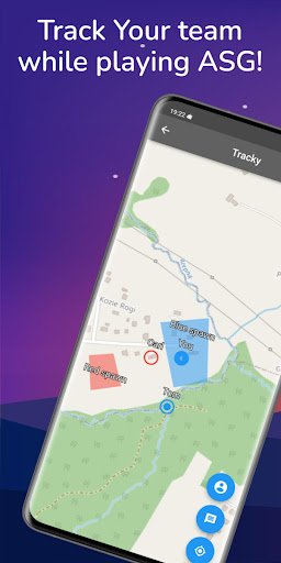 Android application Tracky - ASG team tracker screenshort