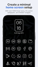 Vera Outline White Icon Pack