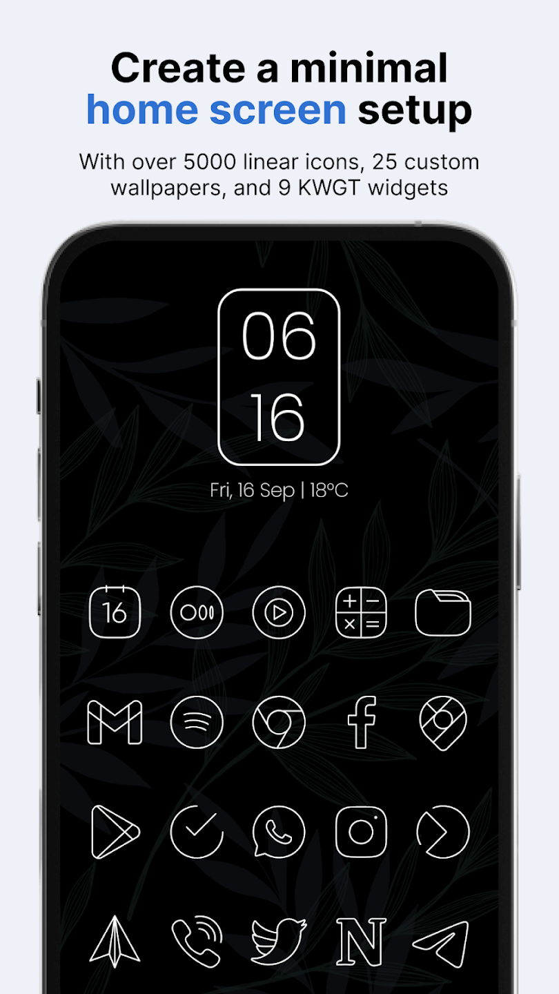 Vera Outline White Icon Pack Mod Apk (Patched)