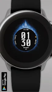 Watch face light dance