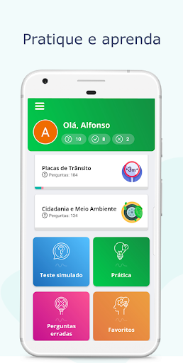 Android application Simulado Detran RJ screenshort