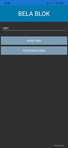 Android application Bela Blok screenshort