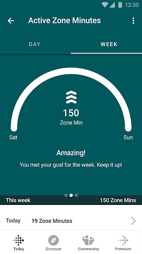 Fitbit screenshot