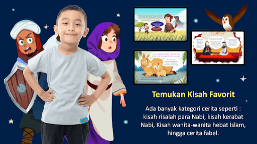 Screenshot of Kabi - Kisah Nabi & Buku Islam