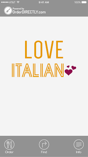 Android application Love Italian, Hessle screenshort