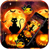 Black Halloween Cat Theme icon