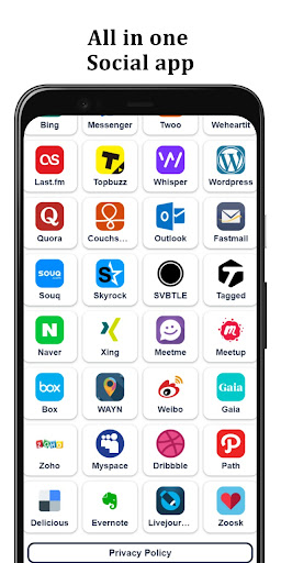 All Social Media & network app Screen 2