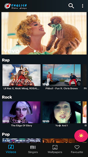 Android application English Songs - Music Video screenshort
