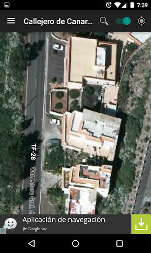Android application Street map of Canary Islands screenshort