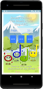 The Music Notes Sing ABC