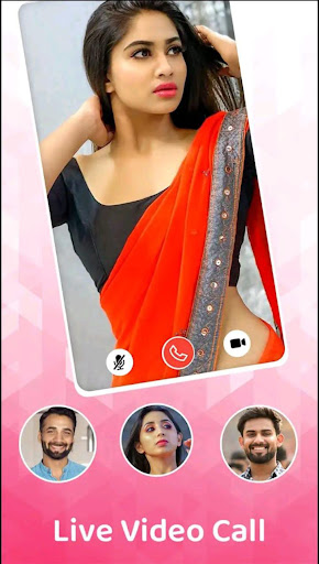 Android application Indian Girls Live Video Call screenshort