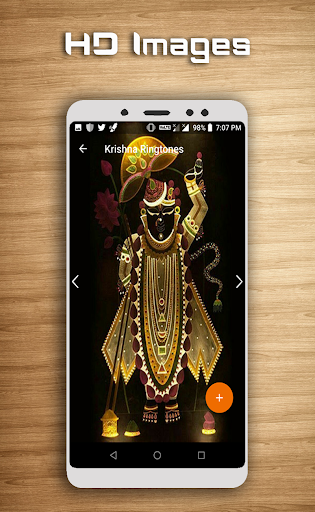 Android application Krishna Ringtones / Wallpapers screenshort
