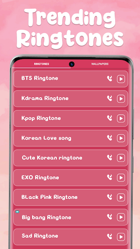 Korean Ringtones- & Kpop Music Screenshot 1 - AppWisp.com