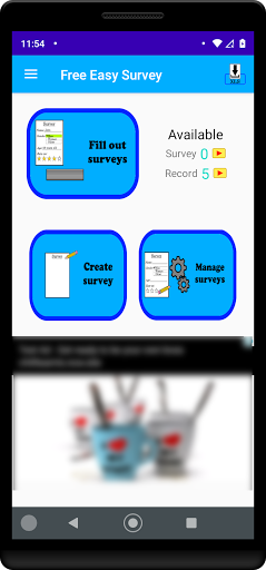 Android application Design and Fill your Survey screenshort