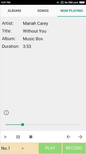 SingPro MP3 Screen 2