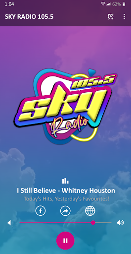 Android application SkyRadio 105.5 screenshort