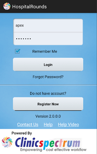 Android application Hospital Rounds screenshort
