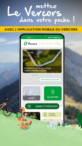 Android application Vercors screenshort
