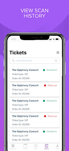 Ticketsir - Scanner