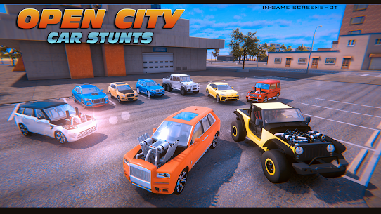 Open X City SUV Car Stunts MOD APK (Unlimited Money) Download 9