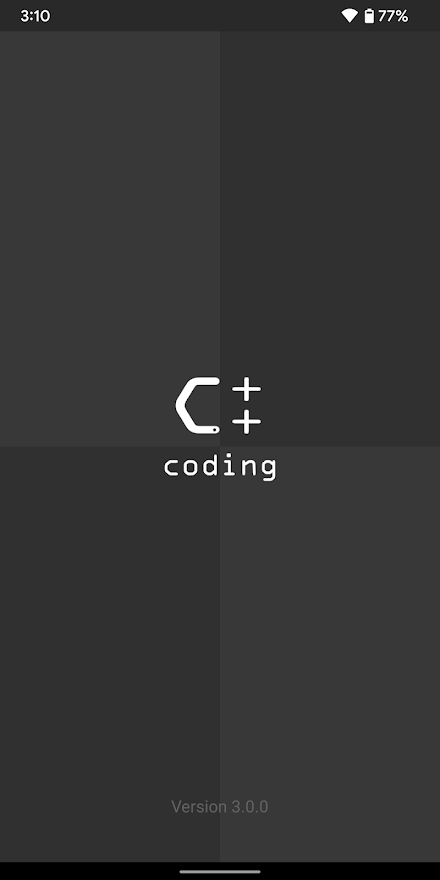 Coding C++ Screen 1