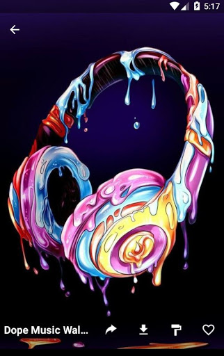 Android application Dope Musical Wallpapers screenshort